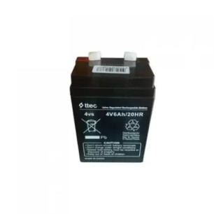 TTEC 4V 6Ah Bakımsız Kuru Akü (TTEC-49) TTEC 4V 6Ah Bakımsız Kuru Akü (TTEC-49)